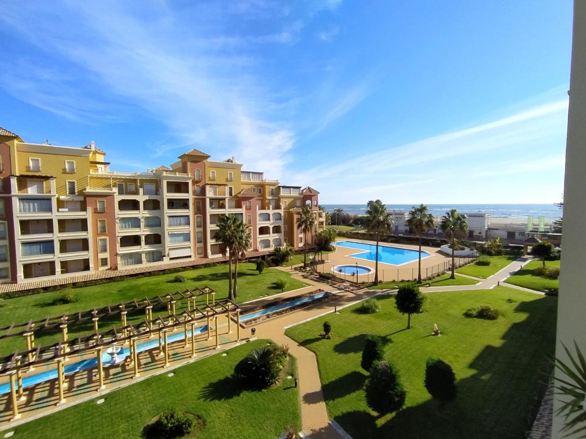 Precioso Apartamento En Primera Linea De Playa Isla Canela Esterno foto